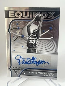 David Thompson Flux Equinox Full Name Autograph Hall Of Famer  - Bild 1 von 2