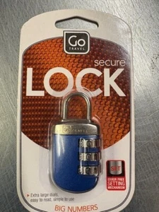 GO TRAVEL SECURE LOCK - BLUE - Picture 1 of 1