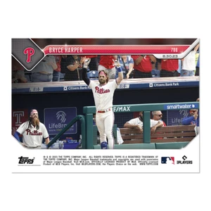 Bryce Harper 300th Home Run 2023 MLB TOPPS NOW Card 786 - Presale Phillies pre o - Bild 1 von 2