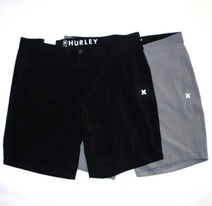 New Hurley Men's Size 40 Casual Hybrid Shorts, 9" Knee-Long Quick Dry Bermudas - Picture 1 of 6
