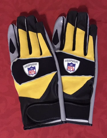 2 RIGHT ONLY! Pittsburgh Steelers NFL Equipment Football Receiver Gloves Sz XXXL Cover