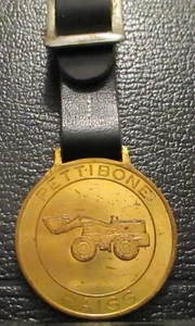 Reloj de bolsillo Pettibone Haiss NY Speedall cargador de ruedas tractor pala llavero NJ - Imagen 1 de 4