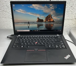 Lenovo ThinkPad T470s Core i5 7300U 2.6GHz 8GB RAM 128GB SSD Win 10Pro - Picture 1 of 10