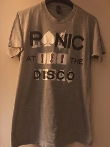 TULTEX PANIC AT THE DISCO LAS VEGAS TEE SHIRT SZ SMALL UNISEX - Picture 1 of 3