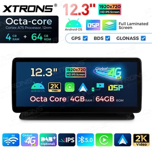 CarPlay 4G LTE Android 14 8-Core 64GB Car Stereo GPS Navi For Benz CLS-W218 C218 - Picture 1 of 15
