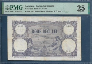 Rumänien 20 Lei, 1914, P 20a, PMG 25 ss - Bild 1 von 2