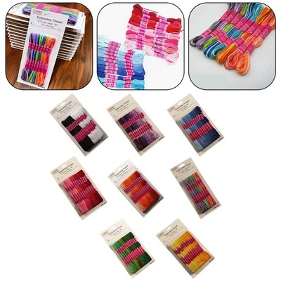 Premium Polyester Cotton Thread for Professional Embroidery Pack of 12 - Image 1 of 4