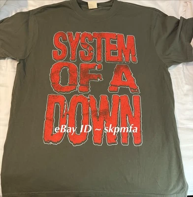 SYSTEM OF A DOWN Shirt 💯 Official Merch MetLife Korn NYC  Size Large 🦍 - Image 1 of 3