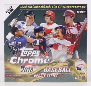 2018 TOPPS CHROME UPDATE BASEBALL MEGA BOX - Picture 1 of 2