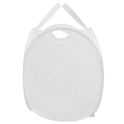  Household Laundry Basket Clothes Organizer Mesh Design Dirty Clothing Storage - Image 1 of 4