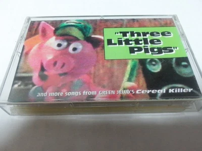 GREEN JELLO  THREE LITTLE PIGS   RARE   5-track   PROMO  CASSETTE   METAL 1993 - Image 1 of 3