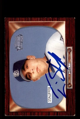 Signed Baseball Card Auto Tim Stauffer 2004 Bowman Heritage #334 Padres - Image 1 of 2