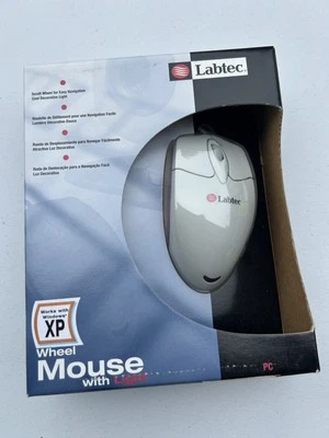Labtec PS/2 Scroll Wheel Mouse with Light New Sealed Box Windows XP Compatible - Image 1 of 3