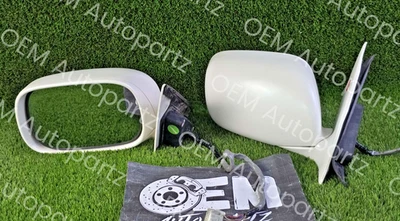 Пара оригинальных электрических боковых зеркал для дверей Lexus LS430 2001-2006 годов выпуска от оригинального производителя JDM б/у - Изображение 1 из 4