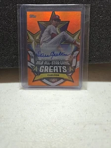 2025 Topps MLB All-Star Game Steve Carlton ASG Greats Autograph Orange /25 🔥 - Picture 1 of 3