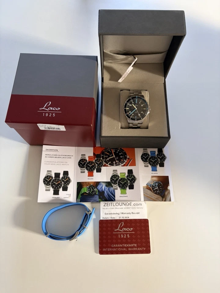 LACO SKORPION 200 AUTOMATIK ATLANTIK 42 RB (862108.RB) TOP ZUSTAND - Bild 1 von 4