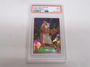 2003-04 Topps Chrome Serbian Refractor #112 Darko Milicic Rookie RC PSA 9 MINT - Bild 1 von 2