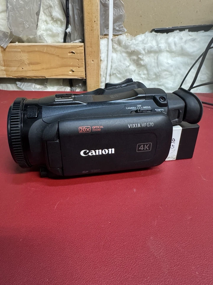 Canon Vixia HF G70 (5734C002) 4K UHD Camcorder - Black - Image 1 of 4