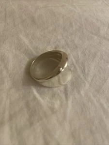 Neu ohne Etikett 925 Sterlingsilber markiert griechischer Stil breiter geschwungener Bandring Größe 9 - Bild 1 von 9