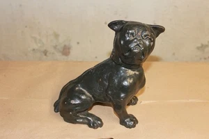 Antiker Bulle Hund Türstopper Metall Gusseisen Statue Türstopper - Bild 1 von 8