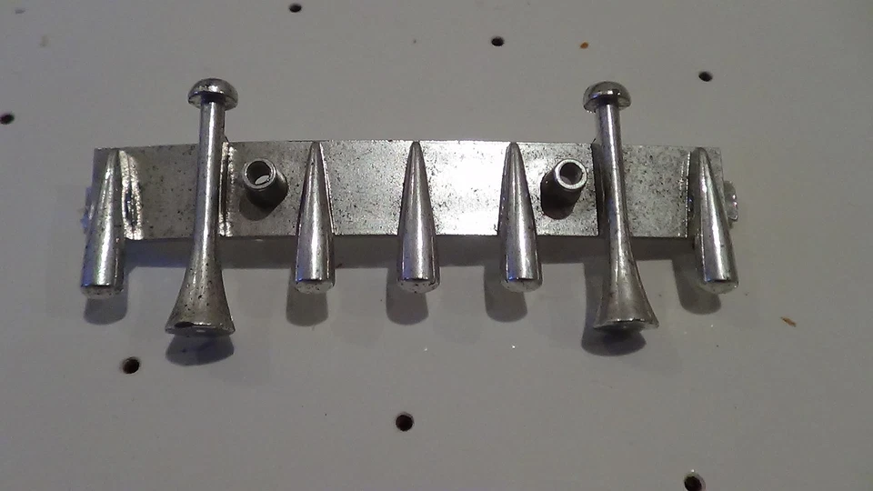 NOS vintage NYLINT Ford City Delivery COE semi truck chrome horn box part - Image 1 of 2