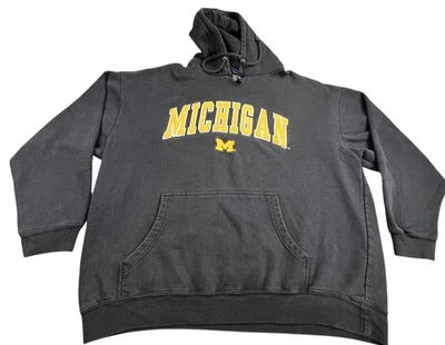Michigan Wolverines Embalaje Original Para Hombres XL Sudadera con Capucha De Colección Sudadera Big Ten 94051 Y2K Foto 1 de 4
