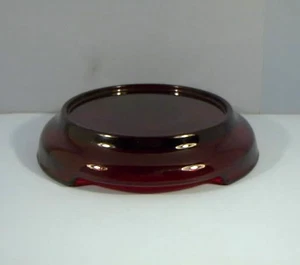 Punch Bowl Stand, Royal Ruby Pattern, Anchor Hocking Glass Co. Vintage - Picture 1 of 3