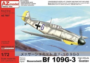 AZ Model 1/72 Luftwaffe Messerschmitt Bf109G-3 High Altitude Fighter Plastik Mod - Bild 1 von 1