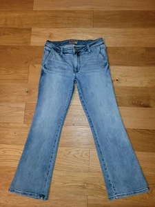 Kut From the Cloth Jeans Womens Size 6 Blue Ankle Flare Fab AB Kelsey Med Wash - Picture 1 of 4