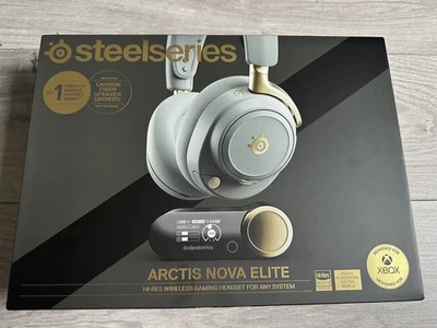 Steelseries Arctis Nova Elite Wireless Gaming Headset - Sage - Brand New - Image 1 of 3