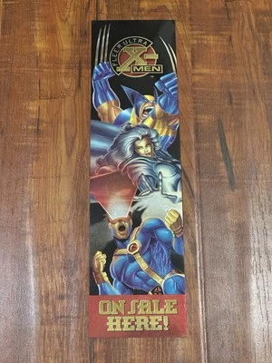 Rare 1995 Fleer Ultra X-Men Oversized Chrome Marvel Wolverine Promo Trading Card - Image 1 of 4