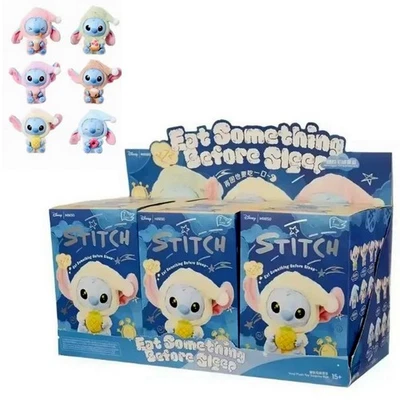 Miniso STITCH Labubu Eat Somthing Before Sleep Blind Box Neu