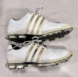 ADIDAS TOUR 360 Men SIZE US 11.5 White Leather Fit Foam Golf Shoes 672666 - Picture 1 of 10