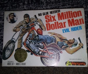 Vintage Six Million Dollar Man - Evil Rider MPC Kit # 1-0604 - NEU in offener Verpackung! - Bild 1 von 2