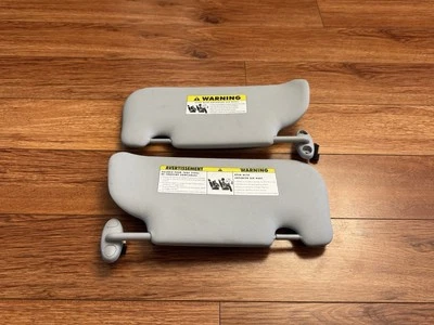 Conjunto completo de par de para-sol cinza MINI Cooper R56 fabricante de equipamento original 2007-2013 COMO NOVO L+R - Imagem 1 de 2