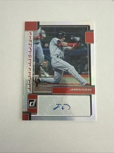 Jarren Duran 2022 Donruss Baseball Signature Series Auto SS-JD Boston Red Sox - Foto 1 di 2
