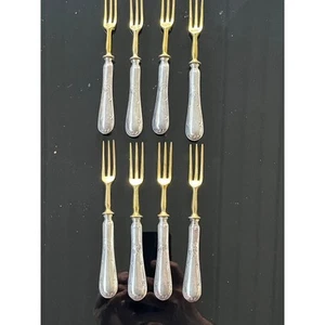 Vintage Silverplate forks- set of 8 - Picture 1 of 4