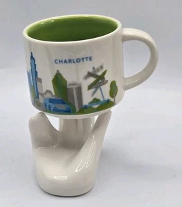 2017 Starbucks Been There Series Charlotte 2oz Espresso Coffee Tea Mug • NOS - Picture 1 of 8