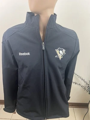 Chaqueta Reebok Para Hombre Pittsburgh Penguins Cremallera Completa Talla S 42 Pulgadas Pecho M Foto 1 de 4