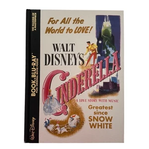 Walt Disney's Cinderella Making of a Masterpiece Movie, Blu Ray dvd Book Poster - Imagen 1 de 11