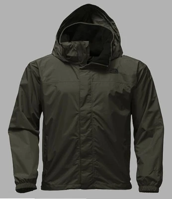 Hoddie North Face Masculino Resolve Parka Impermeável - Forro Verde Taupe/Preto - M - Imagem 1 de 4