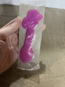 New Color Changing Cereal Spoon Disney Princess Jasmine - Purple Spoon 1993 Rare - Bild 1 von 5