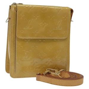 Borsa Accessori Louis Vuitton Monogram Vernis Motto Beige M91136 Auth ep8565... - Foto 1 di 20