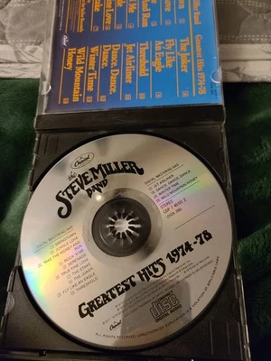 The Steve Miller Band Greatest Hits 1974 - 78 Capitol Records Music Album CD - Image 1 of 2