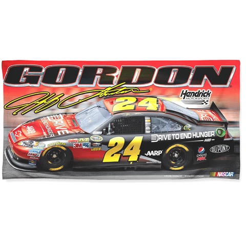 JEFF GORDON #24 DRIVE TO END HUNGER 30" X 60" NASCAR BEACH TOWEL Cover