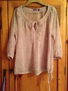 Ladies Star Patterened Mexx Blouse Size 10 - Picture 1 of 5