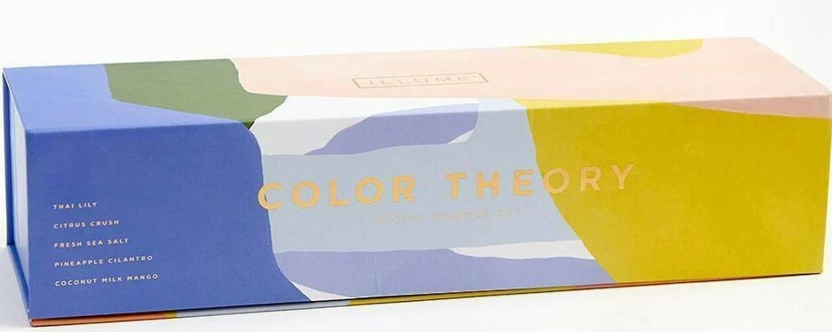 Sale! $ 30 Illume Color Theory Votive Candle Set 5 Candles SAME DAY SHIPPING!!! - Image 1 of 1
