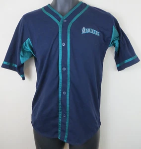 Seattle Mariners Baseball Major League Jersey Shirt Top Youth Kids Large L 14-16 - Picture 1 of 5