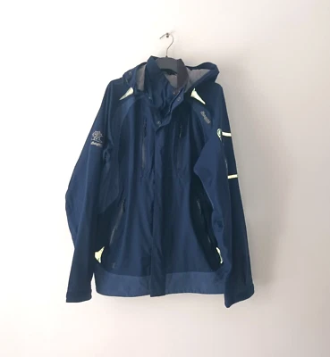 Bergans of Norway Men's Jacket Size XL Navy Blue Windbreaker  Duster Jacket Hood - Image 1 of 4