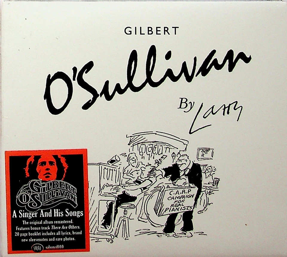 Gilbert O'Sullivan -By Larry -Digipak Remastered CD -NEW -1994 Album (Bonus Trk) - Image 1 of 2